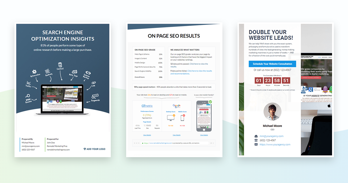 On page SEO Audit Report For Agencies To Optimize Client Websites