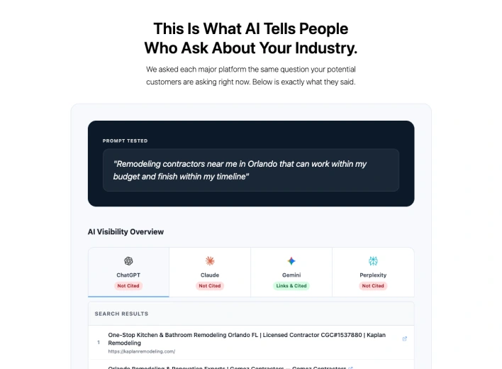 A real search query that their prospects are asking