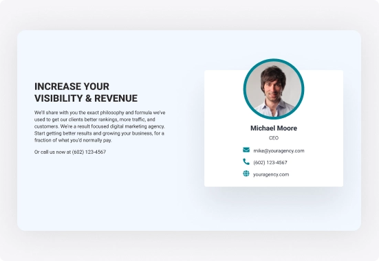 Convert with a clear CTA
