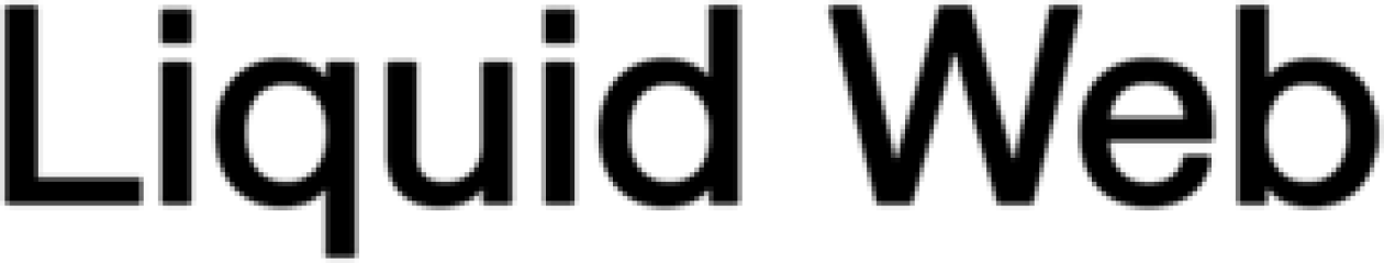 Liquidweb black logo