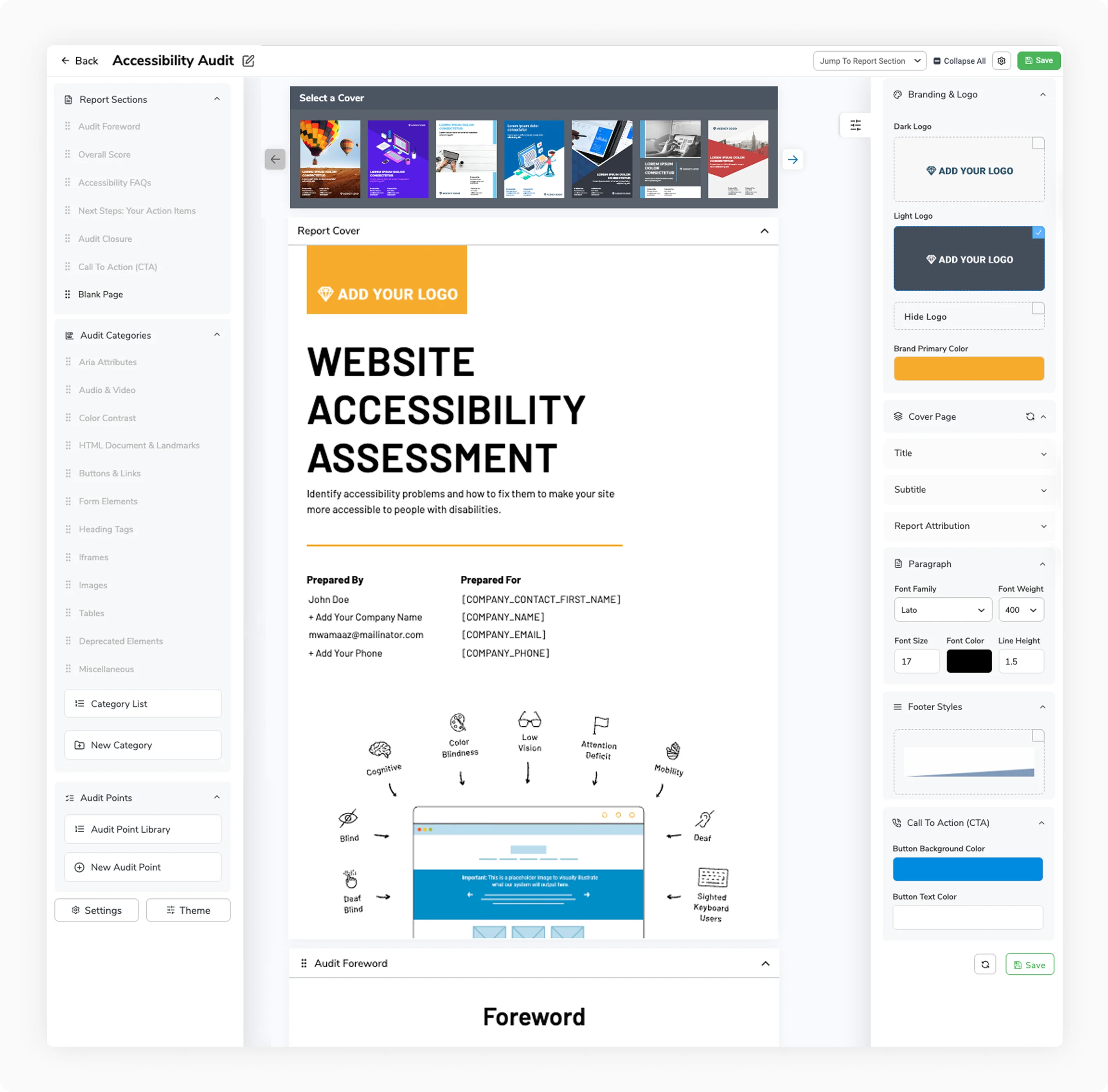 Our accessibility audit process