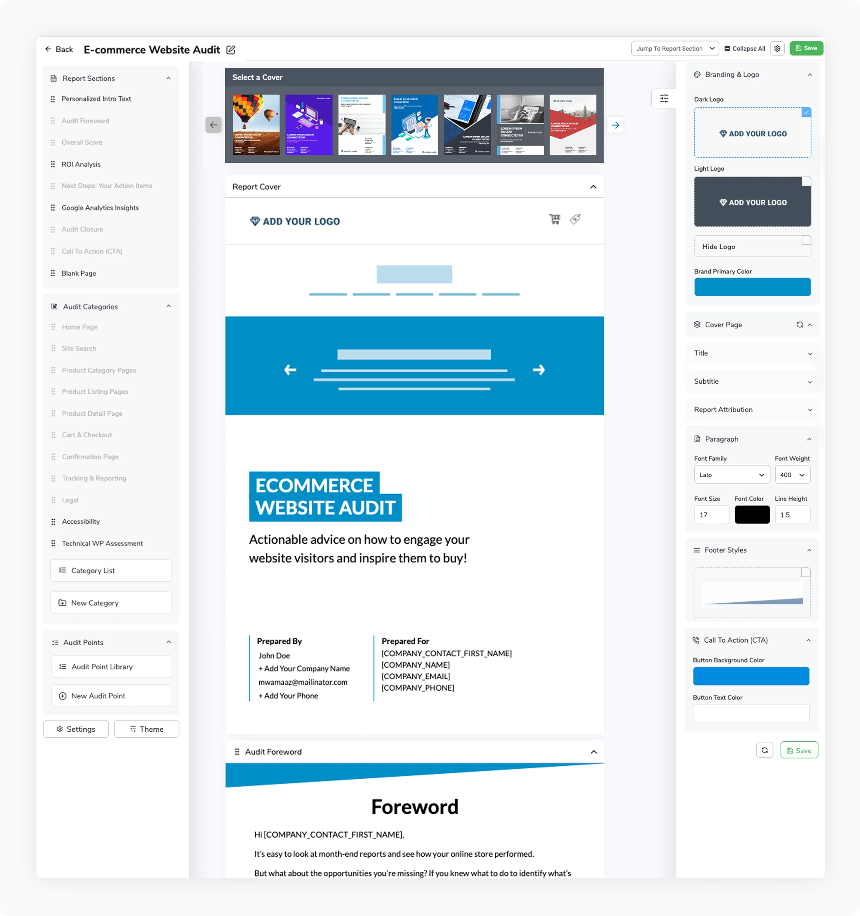 Our ecommerce audit process