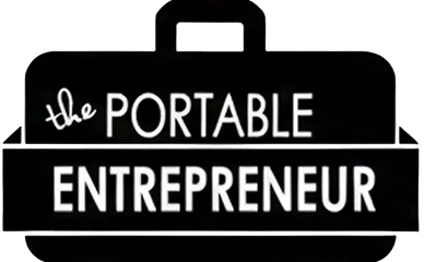 Portable entrepreneur black logo