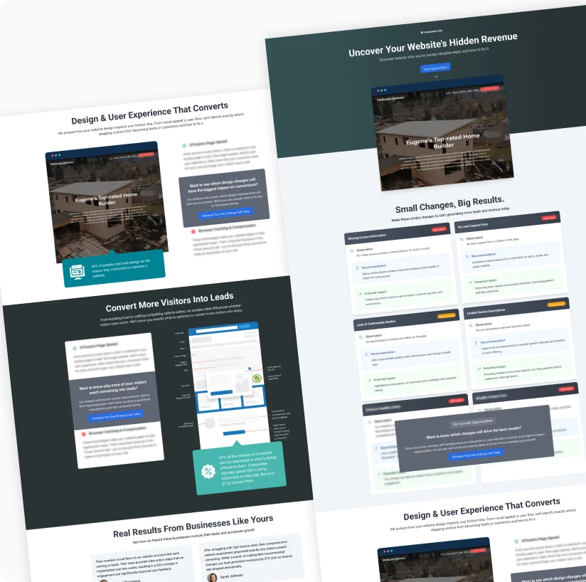 AI-powered website lead magnet