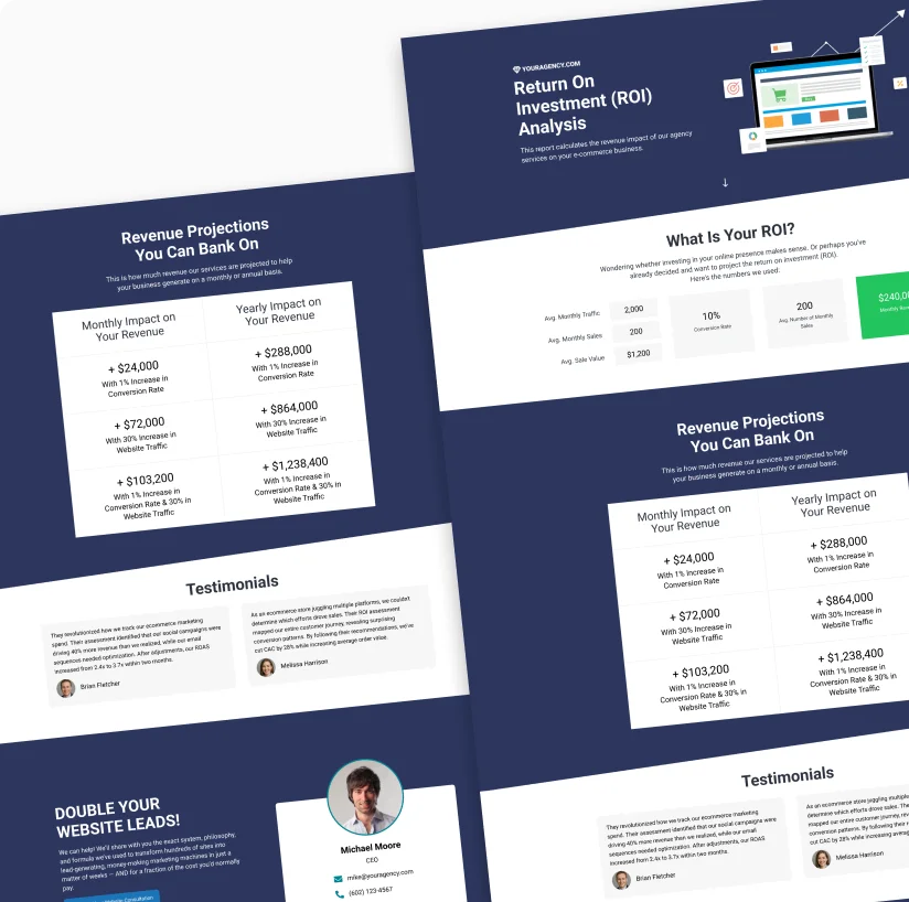 ROI e-commerce analysis