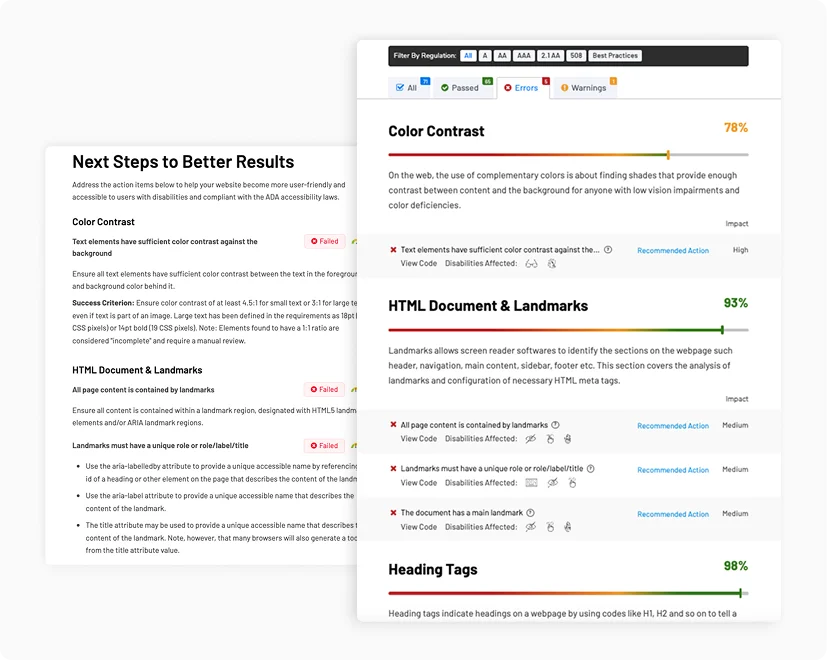 Turn accessibility issues into closed compliance deals