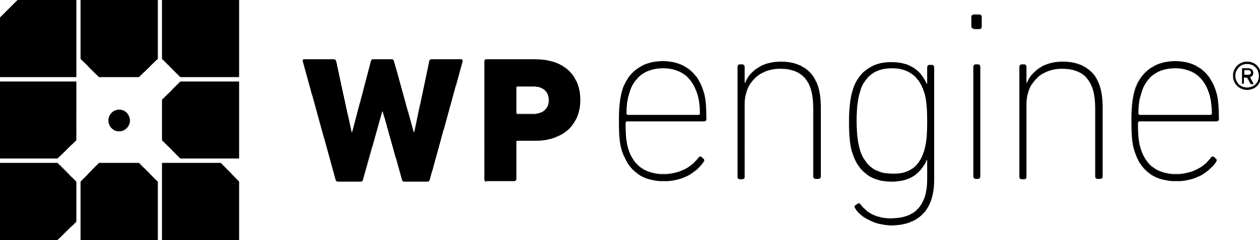 Wpengine black logo